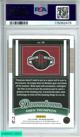 2023 PANINI ONE AND ONE AMEN THOMPSON #14 DOWNTOWN RC PSA 10 GEM MT 115062475