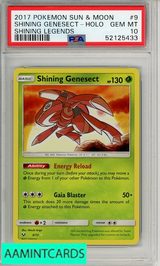 2017 POKEMON SUN MOON SHIN LEGENDS SHINING GENESECT-HOLO #9 PSA 10 52125433