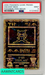 2000 POKEMON GAME PROMO 2000 MOVIE ANCIENT MEW PSA 9 MINT 51234832