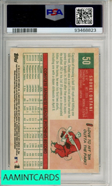 2018 TOPPS ARCHIVES SHOHEI OHTANI #50 PITCHING STANCE PSA 10 RC 93468823