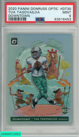 2020 PANINI DONRUSS OPTIC DOWNTOWN TUA TAGOVAILOA #DT30 ROOKIE RC PSA 9 MINT 63916453 2020 PANINI DONRUSS OPTIC DOWNTOWN TUA TAGOVAILOA #DT30 ROOKIE RC PSA 9 MINT 63916453