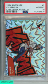 2024 PANINI ABSOLUTE KABOOM! HORIZONTAL CJ STROUD #2 PSA 10 GEM MT 112929679