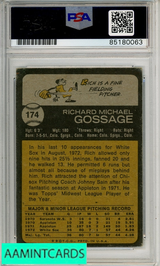 1973 TOPPS GOOSE GOSSAGE #174 PSA DNA AUTO GRADE 10 999941150238