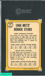 1968 TOPPS MILTON BRADLEY NOLAN RYAN #177 ROOKIE RC NEW YORK METS HOF SGC 2.5 0964014