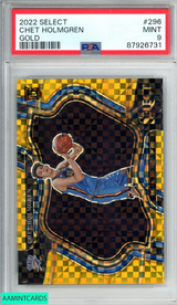 2022 PANINI SELECT CHET HOLMGREN #296 GOLD 8 OF 10 ROOKIE RC PSA 9 MINT 87926731 2022 PANINI SELECT CHET HOLMGREN #296 GOLD 8 OF 10 ROOKIE RC PSA 9 MINT 87926731