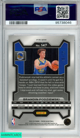 2023 PANINI PRIZM BRANDIN PODZIEMSKI #147 BRONZE FAST BREAK 15 OF 20 RC PSA 10 95738046 2023 PANINI PRIZM BRANDIN PODZIEMSKI #147 BRONZE FAST BREAK 15 OF 20 RC PSA 10 95738046