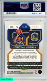 2021 PANINI PRIZM JONATHAN KUMINGA #307 BLUE ICE 95 OF 125 ROOKIE RC PSA 10 68041342 2021 PANINI PRIZM JONATHAN KUMINGA #307 BLUE ICE 95 OF 125 ROOKIE RC PSA 10 68041342