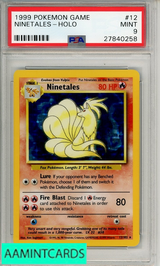 1999 POKEMON GAME NINETALES-HOLO #12 PSA 9 MINT 27840258 1999 POKEMON GAME NINETALES-HOLO #12 PSA 9 MINT 27840258