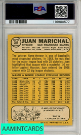 1968 TOPPS JUAN MARICHAL #205 PSA 9 MINT 116980577