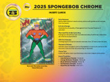 2025 Topps Chrome Spongebob Squarepants 25th Anniversary Blaster Case