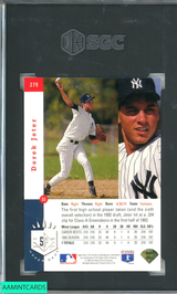 1993 UPPER DECK SP DEREK JETER #279 ROOKIE RC YANKEES HOF SGC 7 NM 1597701 1993 UPPER DECK SP DEREK JETER #279 ROOKIE RC YANKEES HOF SGC 7 NM 1597701