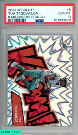 2023 PANINI ABSOLUTE KABOOM! HORIZONTAL TUA TAGOVAILOA #5 PSA 10 GEM MT 107033579