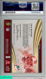 2008 UPPER DECK PREMIER PENMANSHIP DAN MARINO #PP18 GOLD 3 OF 25 PSA AUTO 10 91043540