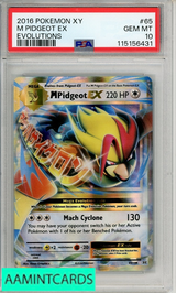2016 POKEMON XY EVOLUTIONS M PIDGEOT EX #65 EVOLUTIONS PSA 10 115156431 2016 POKEMON XY EVOLUTIONS M PIDGEOT EX #65 EVOLUTIONS PSA 10 115156431