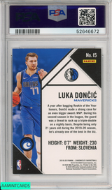 2019 PANINI CHRONICLES LUKA DONCIC #15 DALLAS MAVERICKS PSA 9 MINT 52646672 2019 PANINI CHRONICLES LUKA DONCIC #15 DALLAS MAVERICKS PSA 9 MINT 52646672