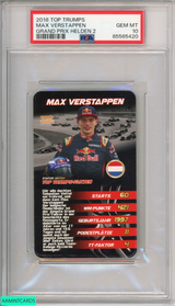 2018 TOP TRUMPS GRAND PRIX HELDEN 2 MAX VERSTAPPEN PSA 10 GEM MT 85565420 2018 TOP TRUMPS GRAND PRIX HELDEN 2 MAX VERSTAPPEN PSA 10 GEM MT 85565420