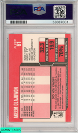 1989 FLEER AKEEM OLAJUWON #61 HOF HOUSTON ROCKETS PSA 9 MINT 53087001