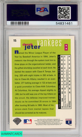 1995 COLLECTORS CHOICE DEREK JETER NEW YORK YANKEES ROOKIE RC HOF #15 PSA 9 MINT 54831461 1995 COLLECTORS CHOICE DEREK JETER NEW YORK YANKEES ROOKIE RC HOF #15 PSA 9 MINT 54831461