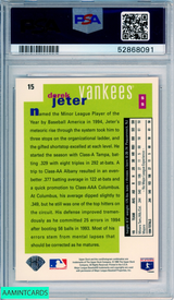 1995 COLLECTORS CHOICE DEREK JETER #15 HOF NEW YORK YANKEES PSA 8 NM-MT 52868091 1995 COLLECTORS CHOICE DEREK JETER #15 HOF NEW YORK YANKEES PSA 8 NM-MT 52868091