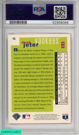 1995 COLLECTORS CHOICE DEREK JETER #15 HOF NEW YORK YANKEES PSA 7 NM 52868066 1995 COLLECTORS CHOICE DEREK JETER #15 HOF NEW YORK YANKEES PSA 7 NM 52868066