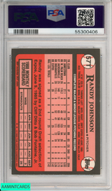1989 TOPPS TRADED RANDY JOHNSON #57T ROOKIE SEATTLE MARINERS HOF RC PSA 9 MINT 55300406