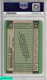 1991 BOWMAN JIM THOME #68 ROOKIE HOF CLEVELAND INDIANS RC PSA 8 NM-MT 53682812 1991 BOWMAN JIM THOME #68 ROOKIE HOF CLEVELAND INDIANS RC PSA 8 NM-MT 53682812