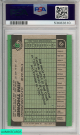 1991 BOWMAN JIM THOME #68 CLEVELAND INDIANS ROOKIE RC HOF PSA 8 NM-MT 53682810 1991 BOWMAN JIM THOME #68 CLEVELAND INDIANS ROOKIE RC HOF PSA 8 NM-MT 53682810