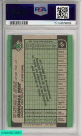 1991 BOWMAN JIM THOME #68 CLEVELAND INDIANS ROOKIE RC HOF PSA 8 NM-MT 53682809 1991 BOWMAN JIM THOME #68 CLEVELAND INDIANS ROOKIE RC HOF PSA 8 NM-MT 53682809