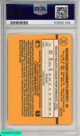 1989 DONRUSS KEN GRIFFEY JR #33 ROOKIE HOF SEATTLE MARINERS RC PSA 8 NM-MT 53082168 1989 DONRUSS KEN GRIFFEY JR #33 ROOKIE HOF SEATTLE MARINERS RC PSA 8 NM-MT 53082168