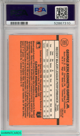1990 DONRUSS KEN GRIFFEY JR #365 HOF SEATTLE MARINERS PSA 8 NM-MT 52867310 1990 DONRUSS KEN GRIFFEY JR #365 HOF SEATTLE MARINERS PSA 8 NM-MT 52867310