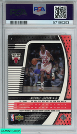 1998 UPPER DECK IONIX MICHAEL JORDAN #1 CHICAGO BULLS HOF PSA 9 MINT 57190203 1998 UPPER DECK IONIX MICHAEL JORDAN #1 CHICAGO BULLS HOF PSA 9 MINT 57190203