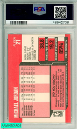 1989 FLEER MICHAEL JORDAN #21 CHICAGO BULLS PSA NM-MT 8 48942738 1989 FLEER MICHAEL JORDAN #21 CHICAGO BULLS PSA NM-MT 8 48942738