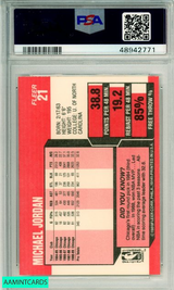 1989 FLEER MICHAEL JORDAN #21 CHICAGO BULLS PSA NM-MT 8 48942771 1989 FLEER MICHAEL JORDAN #21 CHICAGO BULLS PSA NM-MT 8 48942771