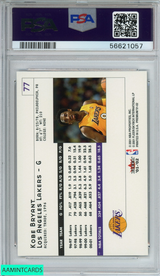2001 FLEER PREMIUM KOBE BRYANT #77 LOS ANGELES LAKERS HOF PSA 8 NM-MT 56621057 2001 FLEER PREMIUM KOBE BRYANT #77 LOS ANGELES LAKERS HOF PSA 8 NM-MT 56621057