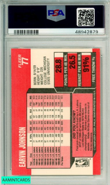 1989 FLEER MAGIC JOHNSON #77 L A  LAKERS PSA MINT 9 48942879 1989 FLEER MAGIC JOHNSON #77 L A  LAKERS PSA MINT 9 48942879