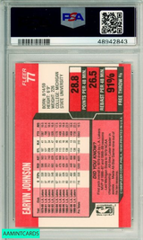 1989 FLEER MAGIC JOHNSON #77 L A  LAKERS PSA NM 7 48942843 1989 FLEER MAGIC JOHNSON #77 L A  LAKERS PSA NM 7 48942843