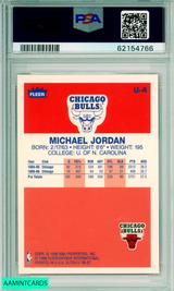1996 ULTRA MICHAEL JORDAN #U-4 DECADE OF EXCELLENCE HOF BULLS PSA 10 GEM MT 62154766 1996 ULTRA MICHAEL JORDAN #U-4 DECADE OF EXCELLENCE HOF BULLS PSA 10 GEM MT 62154766