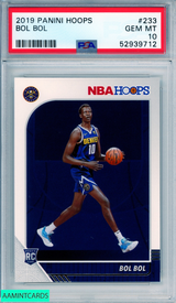 2019 PANINI HOOPS BOL BOL #233 ROOKIE DENVER NUGGETS RC PSA 10 GEM MT 52939712