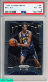 2019 PANINI PRIZM BOL BOL #282 ROOKIE DENVER NUGGETS RC PSA 8 NM-MT 52939696