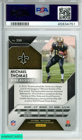 2016 PANINI PRIZM MICHAEL THOMAS #230 SILVER PRIZM SAINTS ROOKIE RC PSA 10 45634751