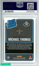2016 PANINI DONRUSS OPTIC MICHAEL THOMAS #186 SAINTS ROOKIE RC PSA 10 GEM MT 50635955 2016 PANINI DONRUSS OPTIC MICHAEL THOMAS #186 SAINTS ROOKIE RC PSA 10 GEM MT 50635955