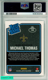 2016 PANINI DONRUSS OPTIC MICHAEL THOMAS #186 ROOKIE SAINTS PSA MINT 9 50635956 2016 PANINI DONRUSS OPTIC MICHAEL THOMAS #186 ROOKIE SAINTS PSA MINT 9 50635956