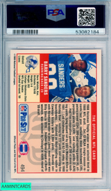 1989 PRO SET BARRY SANDERS #494 ROOKIE HOF DETROIT LIONS RC PSA 8 NM-MT 53082184 1989 PRO SET BARRY SANDERS #494 ROOKIE HOF DETROIT LIONS RC PSA 8 NM-MT 53082184