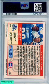 1989 PRO SET BARRY SANDERS #494 ROOKIE HOF DETROIT LIONS RC PSA 8 NM-MT 53082177 1989 PRO SET BARRY SANDERS #494 ROOKIE HOF DETROIT LIONS RC PSA 8 NM-MT 53082177