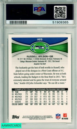 2012 TOPPS RUSSELL WILSON #165 PASSING-STANDS VISIBLE RC SEAHAWKS PSA 10 GEM MT 51909365 2012 TOPPS RUSSELL WILSON #165 PASSING-STANDS VISIBLE RC SEAHAWKS PSA 10 GEM MT 51909365