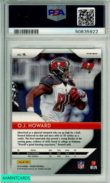 2018 PANINI PRIZM RED WHITE BLUE PRIZM O J  HOWARD #16 BUCCANEERS PSA MINT 9 50635922 2018 PANINI PRIZM RED WHITE BLUE PRIZM O J  HOWARD #16 BUCCANEERS PSA MINT 9 50635922