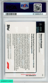 2020 TOPPS NOW FORMULA 1 GEORGE RUSSELL #19 ROOKIE RC PSA 10 GEM MT 61886053