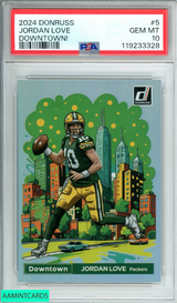 2024 PANINI DONRUSS DOWNTOWN! JORDAN LOVE #5 PSA 10 GEM MT 119233328 2024 PANINI DONRUSS DOWNTOWN! JORDAN LOVE #5 PSA 10 GEM MT 119233328