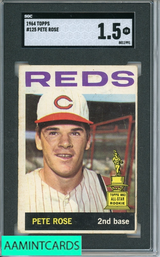 1964 TOPPS PETE ROSE #125 SGC 1.5 8011991