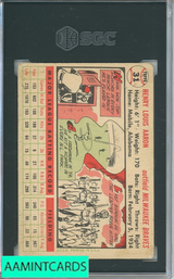 1956 TOPPS HANK AARON #31 SGC 1.5 2601853